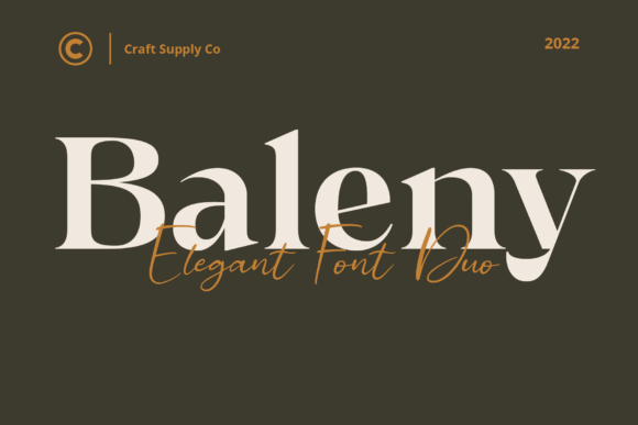 Baleny Duo: A Premium Serif and Script Font Review