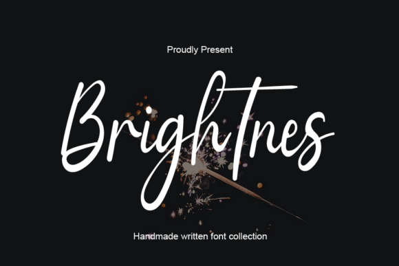 Brightnes: A Handwritten Font for Makers