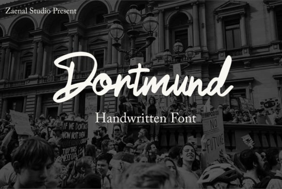 Dortmund: A Handwritten Script Font for Campaigns