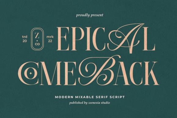 Epical Comeback: A Modern Display Font Review