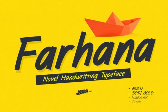 Farhana: A Handwritten Typeface That Brings Personality to Web Design