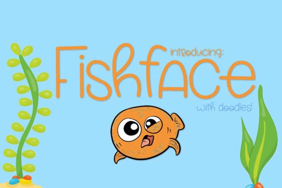 Fish Face: A Whimsical Handwritten Font for Playful Brand Designs