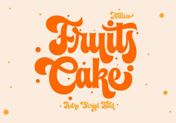 Fruits Cake: A Retro Display Font for Modern Campaigns