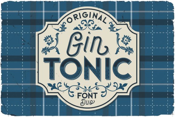 Gintonic Duo: A Modern Display Font for Campaigns