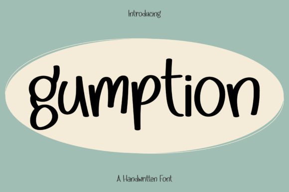 Gumption: A Joyful Handwritten Font for Your Brand
