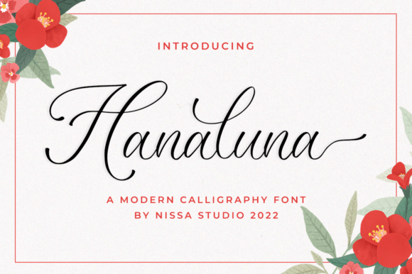 Hanaluna: A Modern Script Font for Web Design