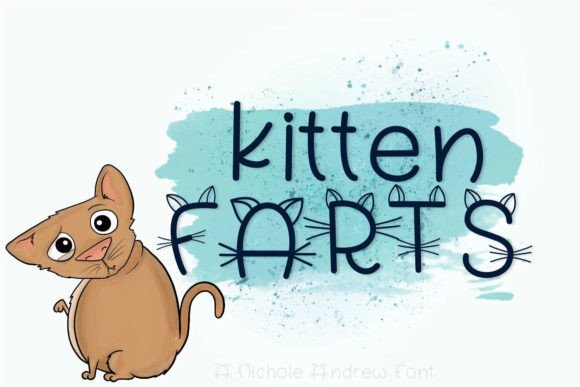 Kitten Farts: A Playful Handwritten Font for Brands
