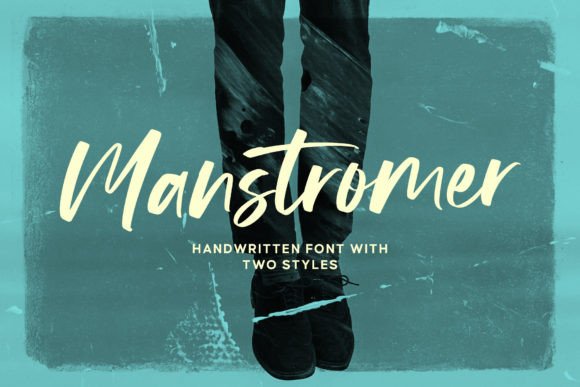 Manstromer: A Handwritten Font with Editorial Energy