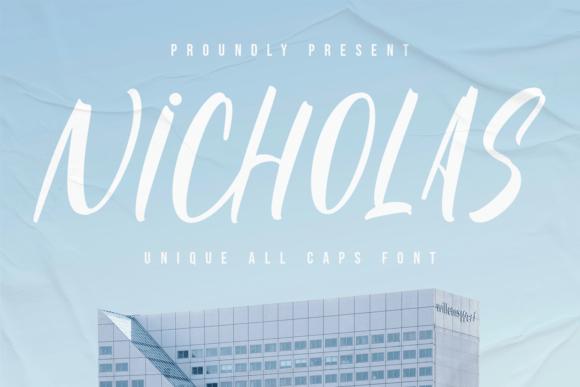 Nicholas: A Whimsical Handwritten Font for Social Media and Brand Campaigns