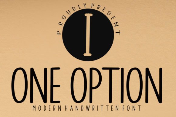 One Option: A Friendly Handwritten Font for Business