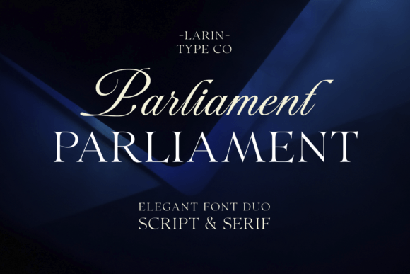Parliament: A Premium Serif and Script Font Duo for Brands