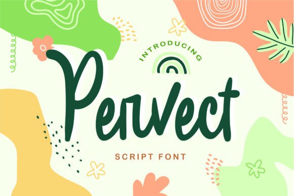Pervect: A Playful Script Font for Editorial Charm and Brand Identity