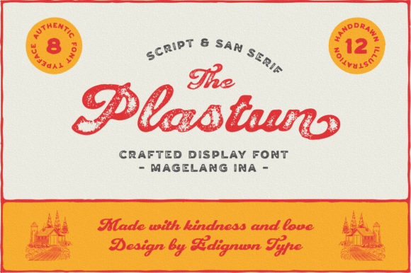 Plastun: A Vintage Display Font for Your Brand