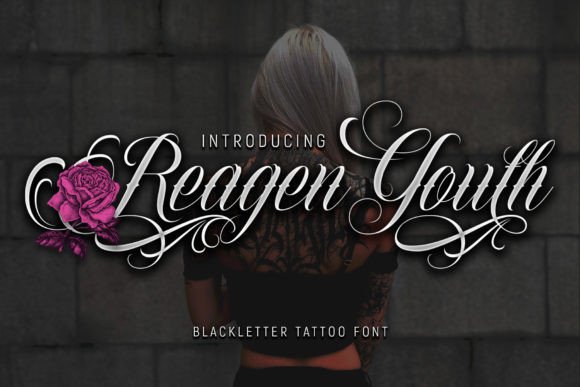 Reagen Youth: A Bold Blackletter Font for Your Brand