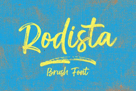 Rodista: A Modern Handwritten Font for Dynamic Campaign Design