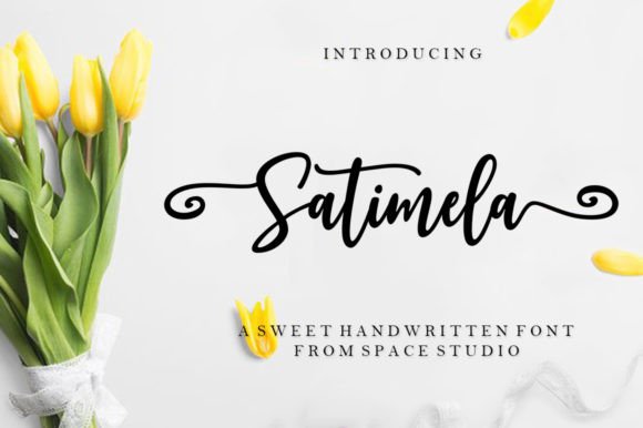 Satimela Font: Elevating Modern Web Design with Elegant Script Typography