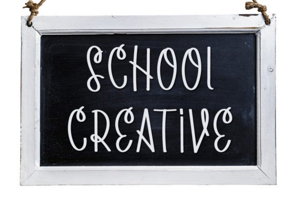 School Creative: A Fresh Font for Polished Branding