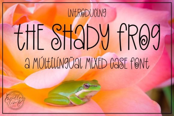 The Shady Frog: A Whimsical Handwritten Font for Makers
