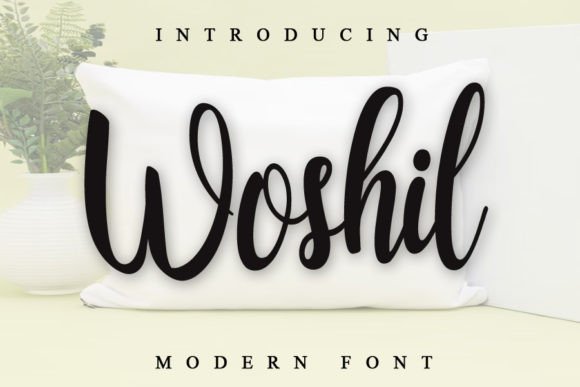 Woshil: The Script Font That Brings Handmade Designs to Life