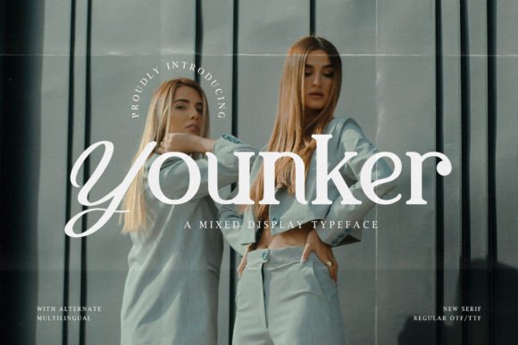 Younker: A Versatile Serif and Script Font for Your Brand